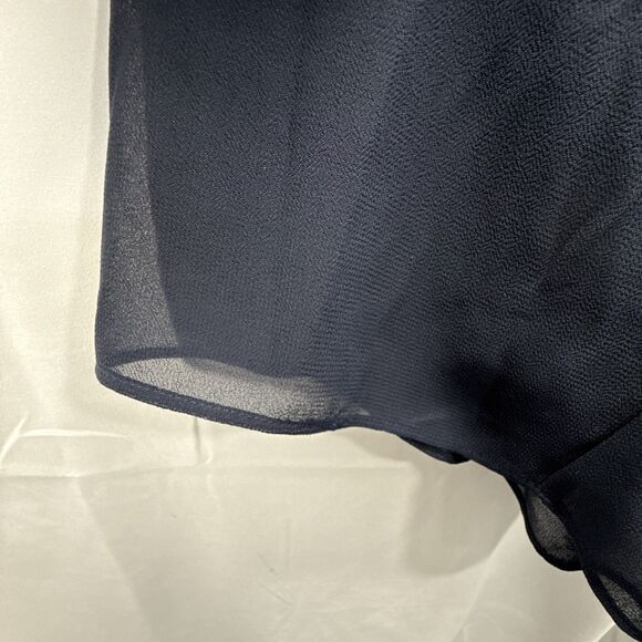 LE BOS 3-PIECE DRESSY PANTS OUTFIT SIZE 22W NAVY BLUE WOMENS Chiffon Lined - Picture 9 of 13